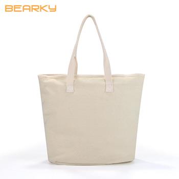 Wholesale Plain Women's Cotton Promotion Fashion Canvas Tote Bags For Women